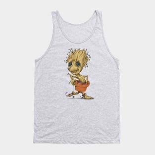 little toddler Groot Tank Top